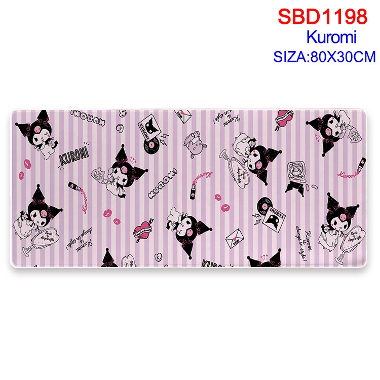 Kuromi Animation peripheral locking mouse pad 80X30cm SBD-1198-2