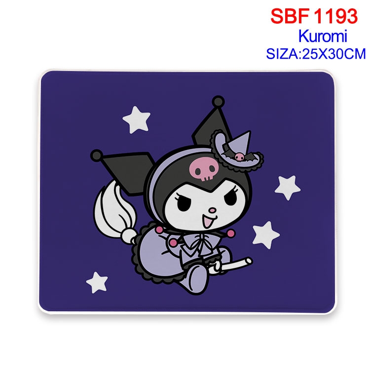 Kuromi Anime peripheral edge lock mouse pad 25X30cm SBF-1193-2
