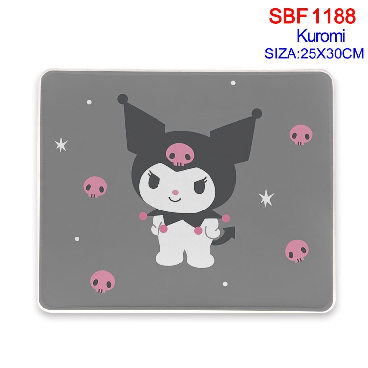 Kuromi Anime peripheral edge lock mouse pad 25X30cm SBF-1188-2
