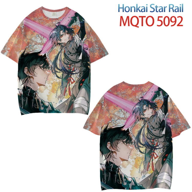 Honkai: Star Rail Full color printed short sleeve T-shirt from XXS to 4XL MQTO 5092