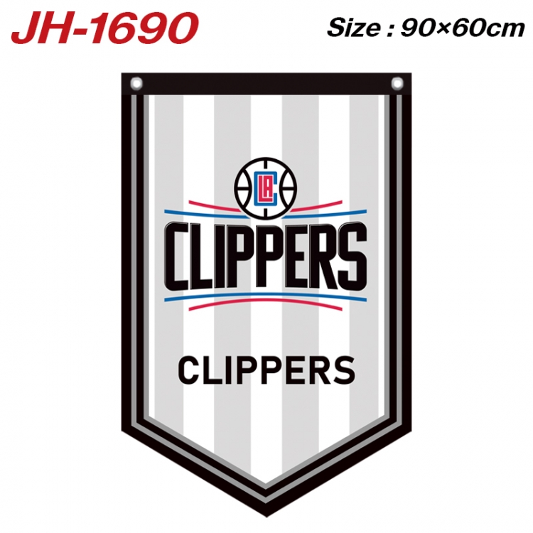 NBA Los Angeles Clippers Peripheral Full Color Printing Banner 90X60CM