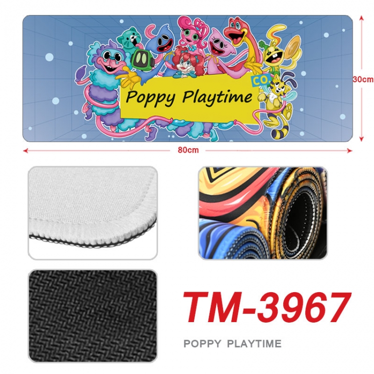 Poppy Playtime Anime peripheral new lock edge mouse pad 80X30cm TM-3967