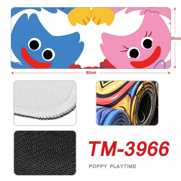 Poppy Playtime Anime peripheral new lock edge mouse pad 80X30cm TM-3966
