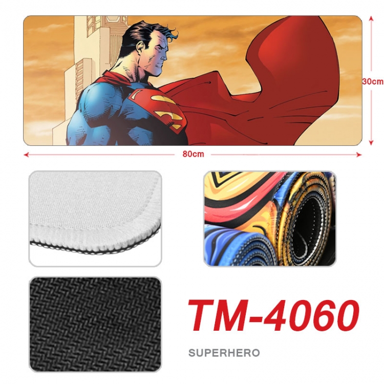 Superhero Anime peripheral new lock edge mouse pad 80X30cm TM-4060