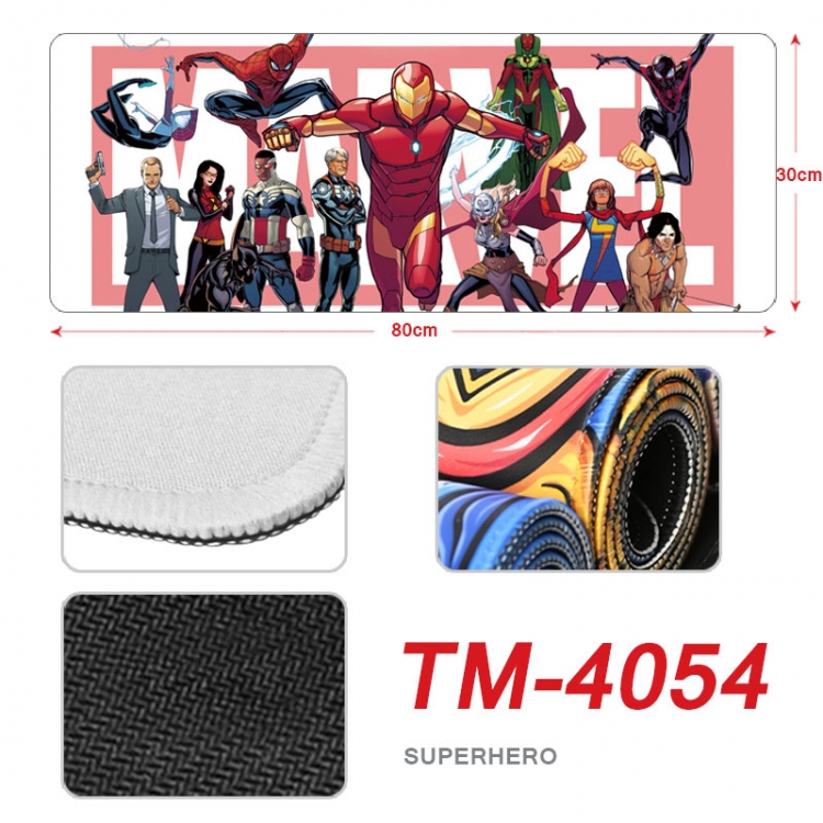 Superhero Anime peripheral new lock edge mouse pad 80X30cm  TM-4054
