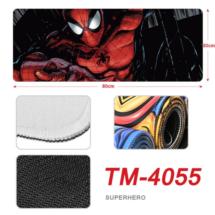 Superhero Anime peripheral new lock edge mouse pad 80X30cm  TM-4055