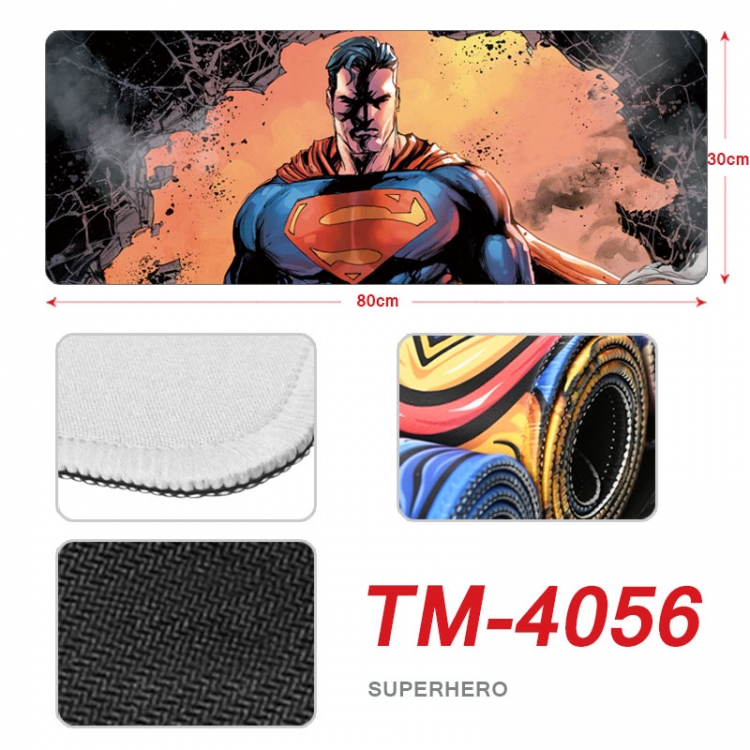Superhero Anime peripheral new lock edge mouse pad 80X30cm  TM-4056