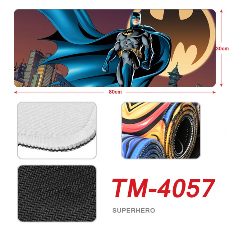 Superhero Anime peripheral new lock edge mouse pad 80X30cm  TM-4057