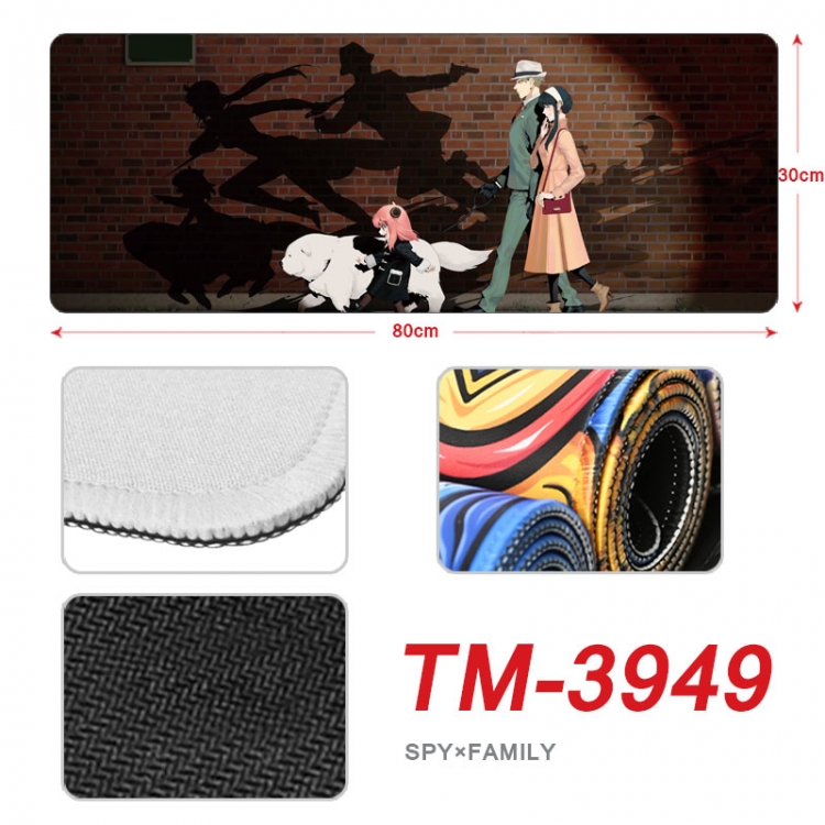 SPY×FAMILY Anime peripheral new lock edge mouse pad 80X30cm  TM-3949