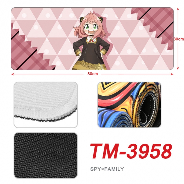 SPY×FAMILY Anime peripheral new lock edge mouse pad 80X30cm  TM-3958