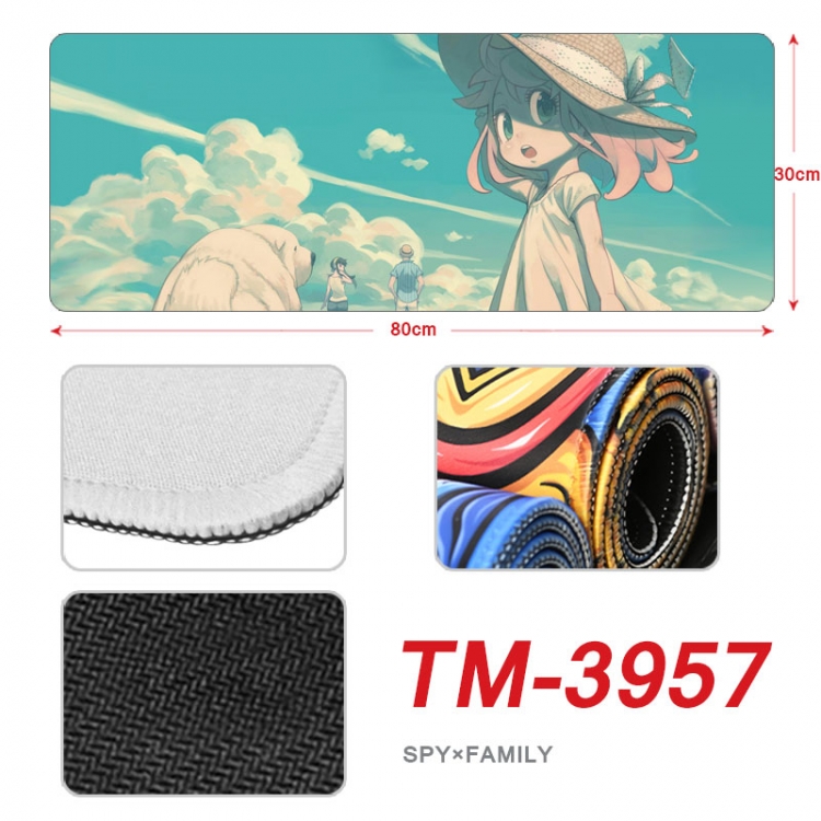 SPY×FAMILY Anime peripheral new lock edge mouse pad 80X30cm  TM-3957