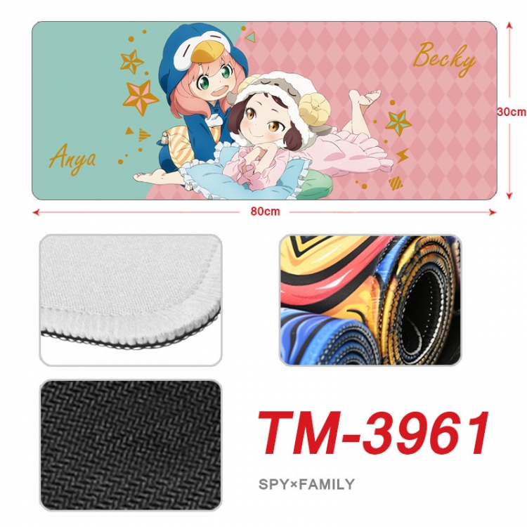 SPY×FAMILY Anime peripheral new lock edge mouse pad 80X30cm  TM-3961