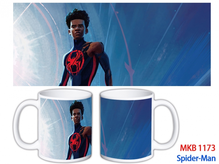Spider-Man Anime color printing ceramic mug cup price for 5 pcs MKB-1173