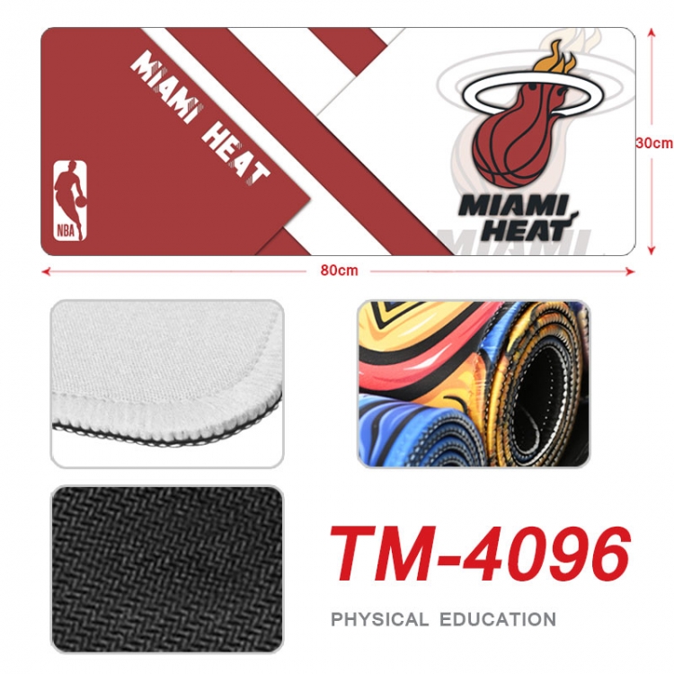 NBA  Anime peripheral new lock edge mouse pad 80X30cm  TM-4096