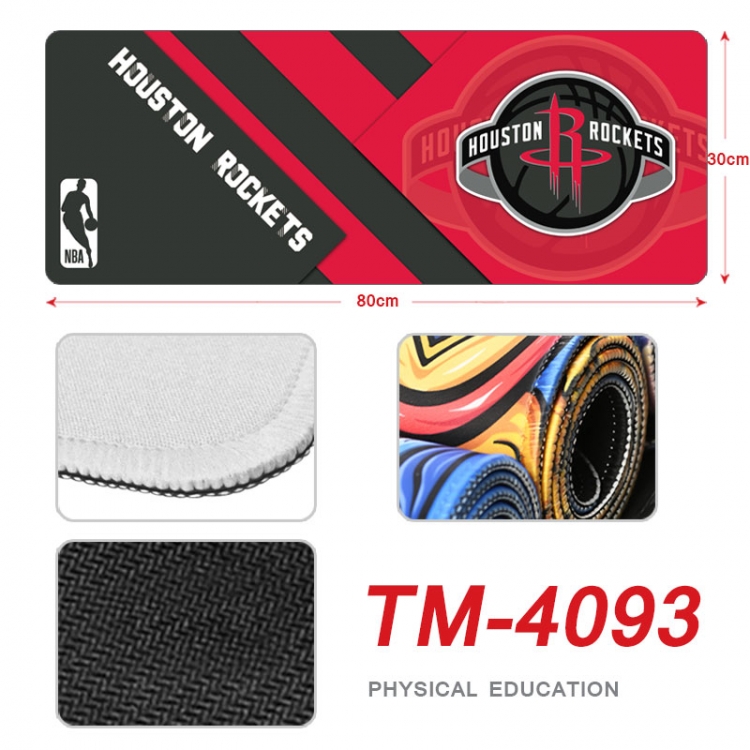 NBA  Anime peripheral new lock edge mouse pad 80X30cm TM-4093