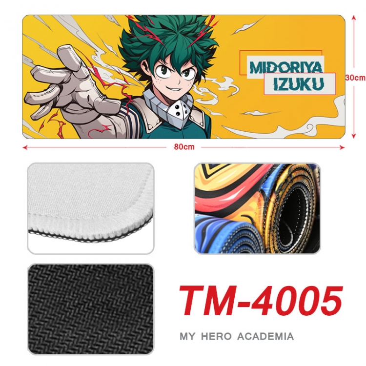 My Hero Academia Anime peripheral new lock edge mouse pad 80X30cm  TM-4005