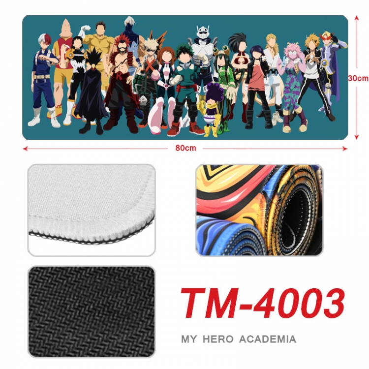 My Hero Academia Anime peripheral new lock edge mouse pad 80X30cm  TM-4003