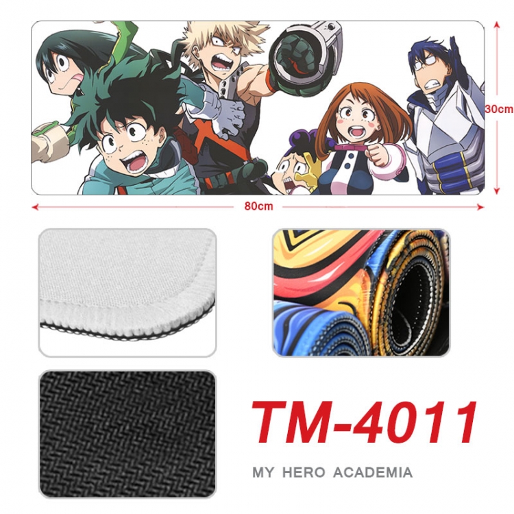 My Hero Academia Anime peripheral new lock edge mouse pad 80X30cm  TM-4011