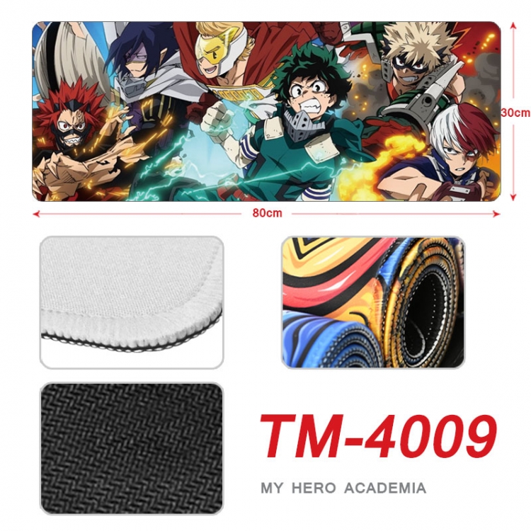 My Hero Academia Anime peripheral new lock edge mouse pad 80X30cm  TM-4009