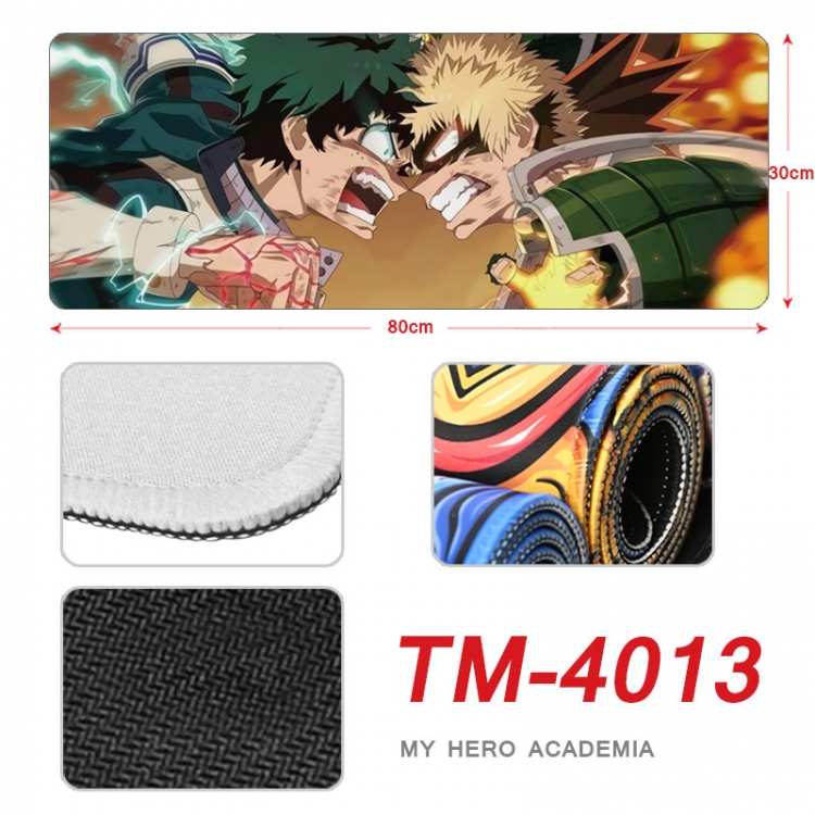 My Hero Academia Anime peripheral new lock edge mouse pad 80X30cm  TM-4013