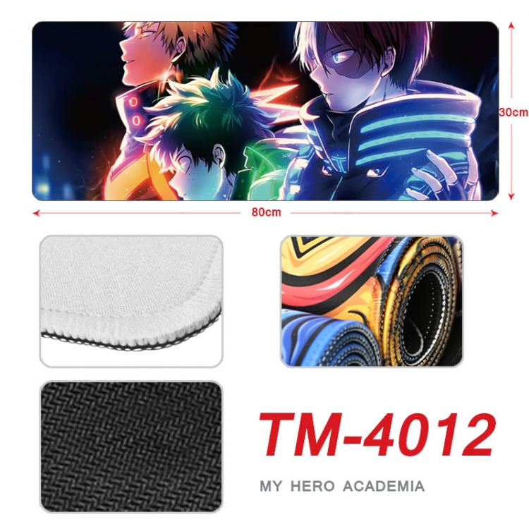 My Hero Academia Anime peripheral new lock edge mouse pad 80X30cm TM-4012