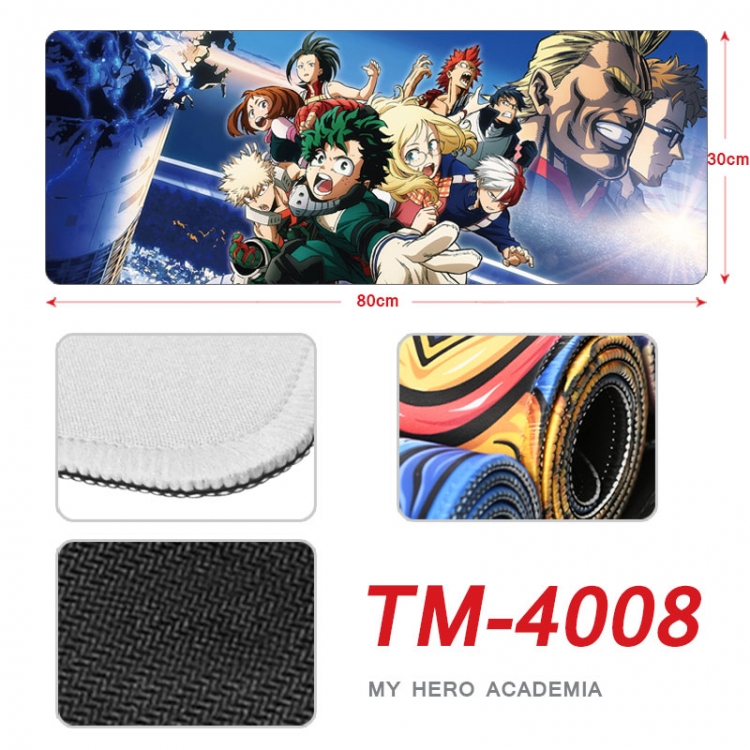 My Hero Academia Anime peripheral new lock edge mouse pad 80X30cm  TM-4008