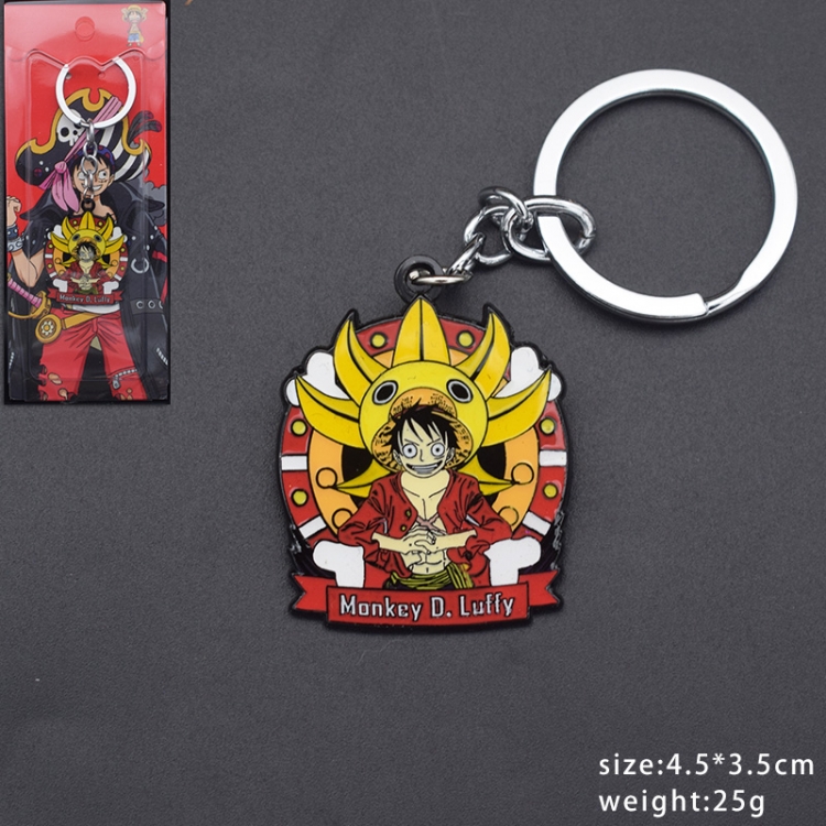 One Piece  Anime cartoon keychain backpack pendant