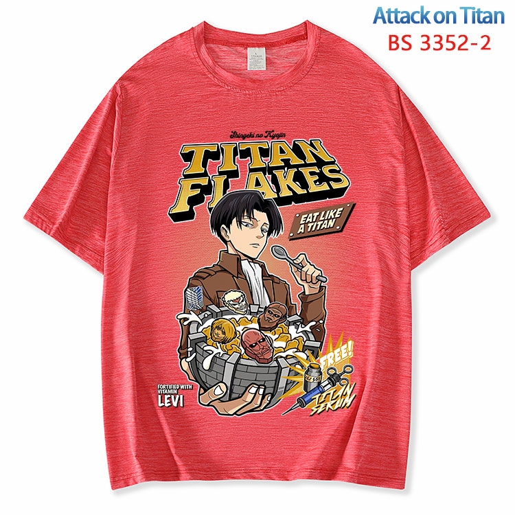 Shingeki no Kyojin ice silk cotton loose and comfortable T-shirt from XS to 5XL BS-3352-2