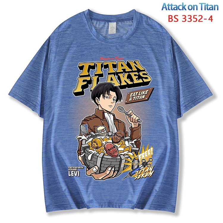 Shingeki no Kyojin ice silk cotton loose and comfortable T-shirt from XS to 5XL BS-3352-4