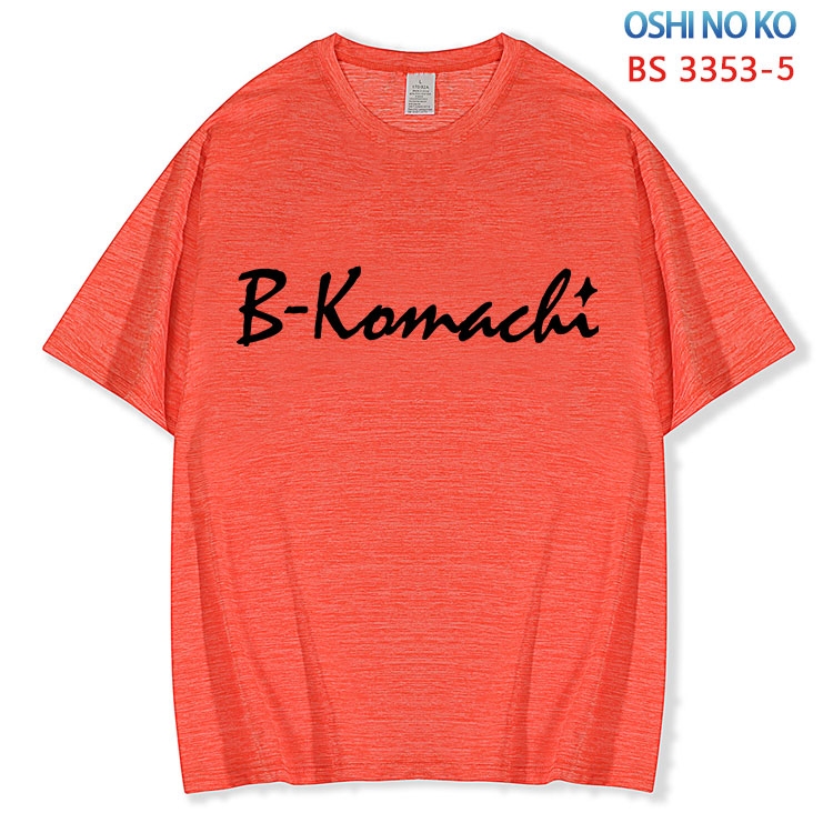 Oshi no ko ice silk cotton loose and comfortable T-shirt from XS to 5XL BS-3353-5