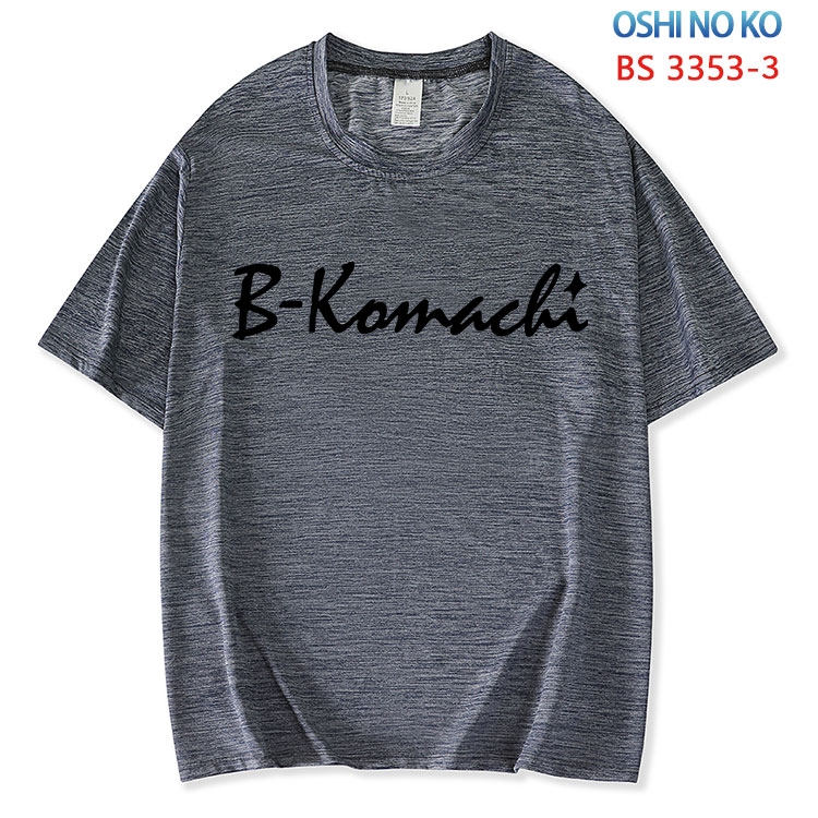 Oshi no ko ice silk cotton loose and comfortable T-shirt from XS to 5XL BS-3353-3