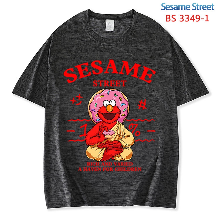 Sesame Street ice silk cotton loose and comfortable T-shirt from XS to 5XL BS-3349-1