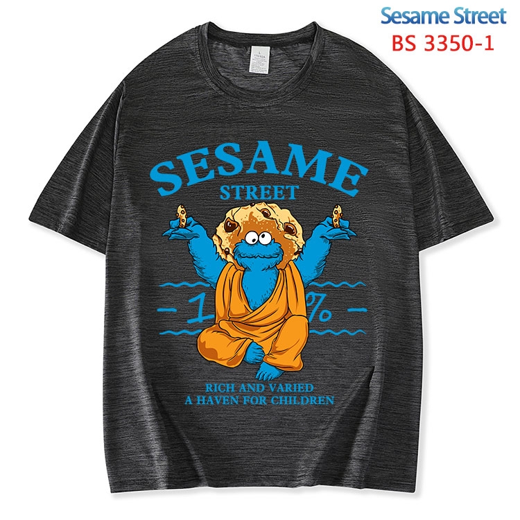 Sesame Street ice silk cotton loose and comfortable T-shirt from XS to 5XL BS-3350-1