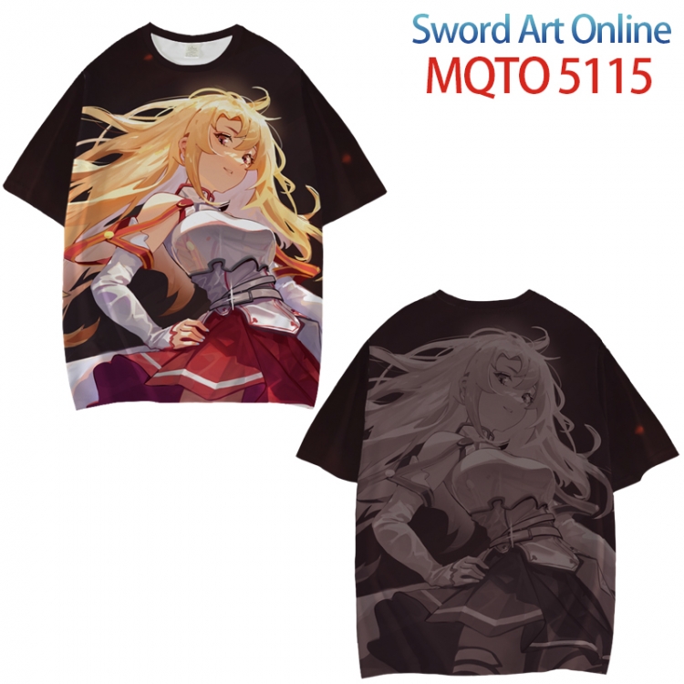 Sword Art Online Full color printed short sleeve T-shirt from XXS to 4XL MQTO-5115