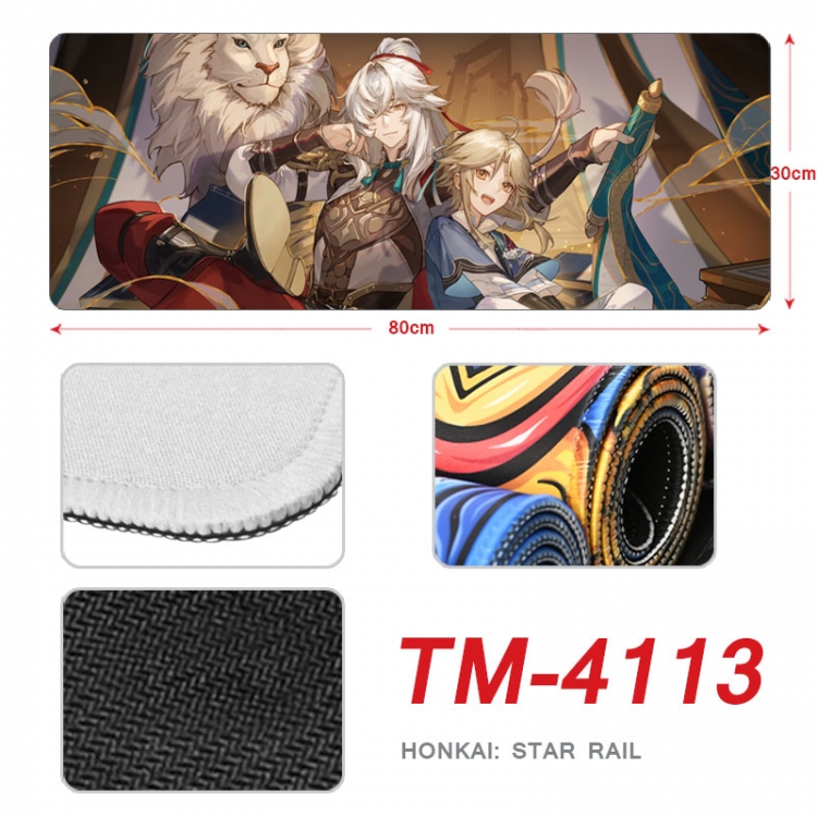 Honkai: Star Anime peripheral new lock edge mouse pad 80X30cm TM-4113