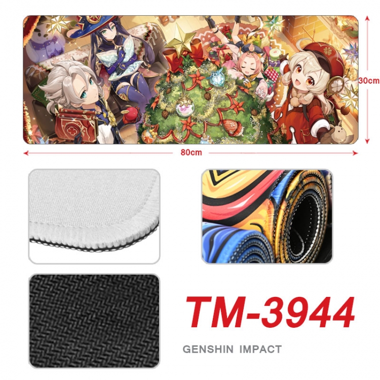 Genshin Impact Anime peripheral new lock edge mouse pad 80X30cm TM-3944