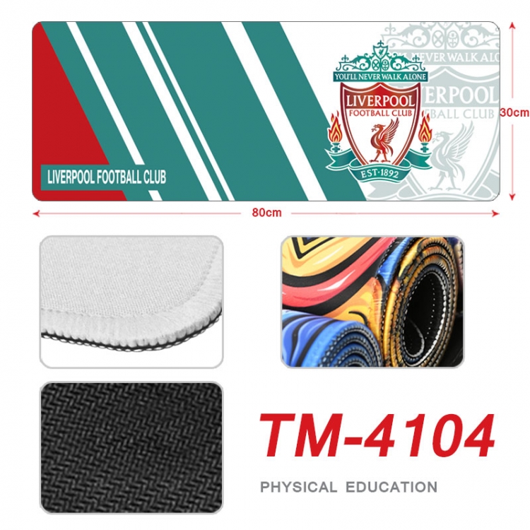Football Sports Surroundings peripheral new lock edge mouse pad 80X30cm  TM-4104