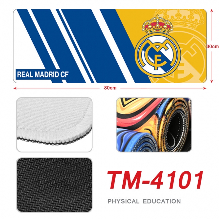 Football Sports Surroundings peripheral new lock edge mouse pad 80X30cm TM-4101