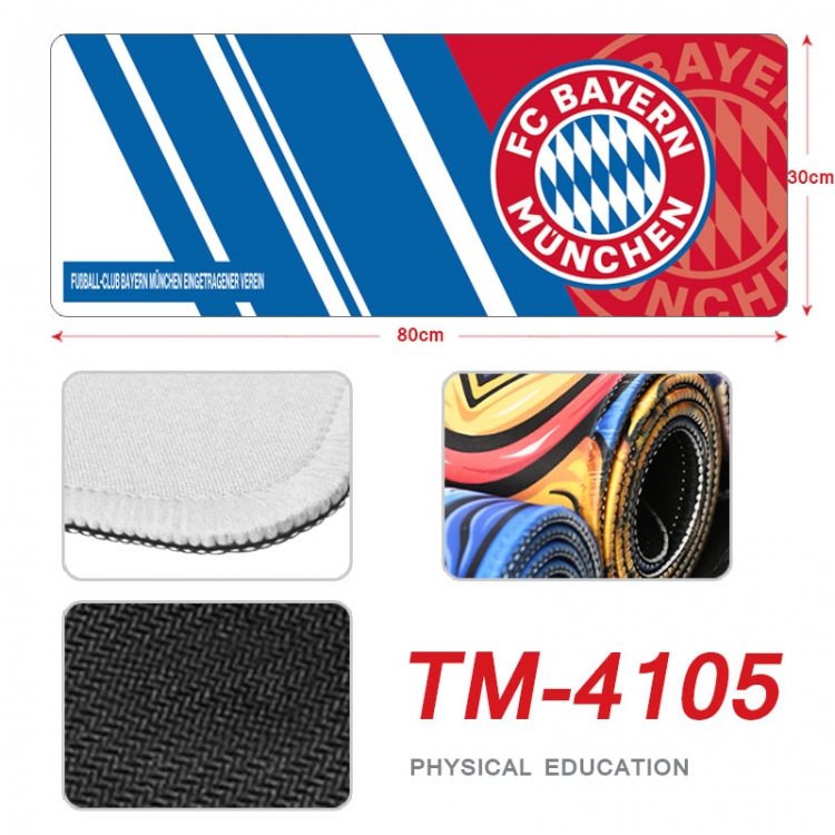 Football Sports Surroundings peripheral new lock edge mouse pad 80X30cm  TM-4105