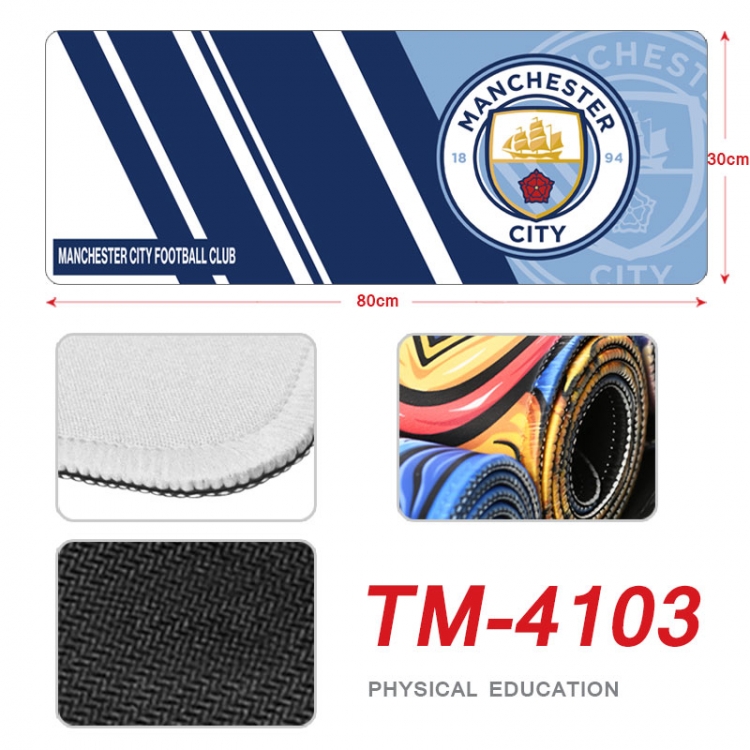 Football Sports Surroundings peripheral new lock edge mouse pad 80X30cm  TM-4103