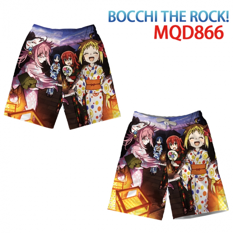 Bocchi the Rock Anime Print Summer Swimwear Beach Pants from M to 3XL MQD 866