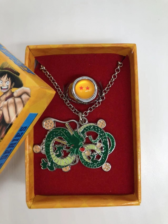 DRAGON BALL Anime pendant necklace ring box  2317
