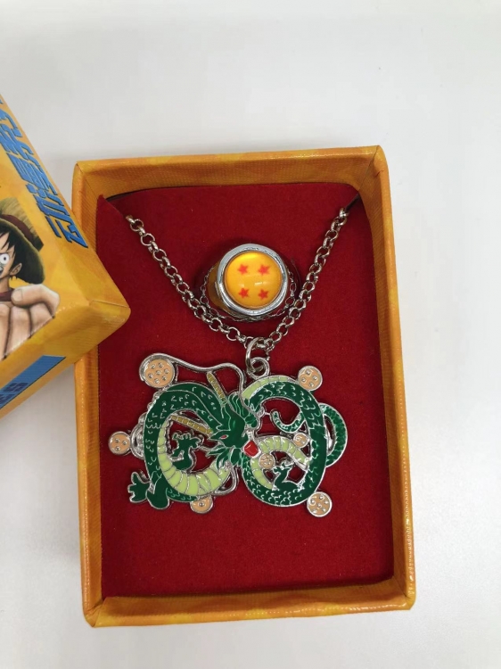 DRAGON BALL Anime pendant necklace ring box  2407