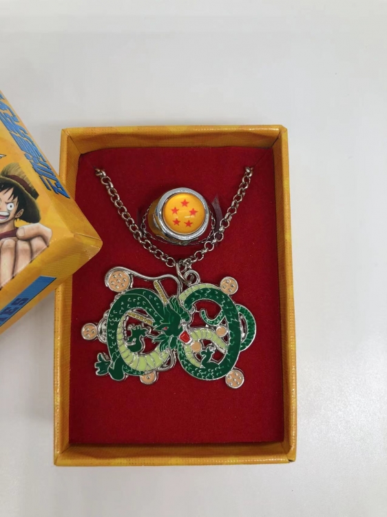 DRAGON BALL Anime pendant necklace ring box  2402
