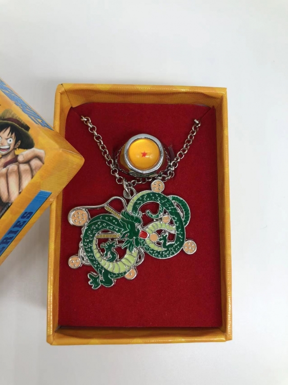 DRAGON BALL Anime pendant necklace ring box 2320