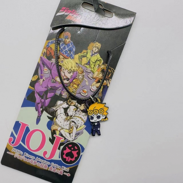 JoJos Bizarre Adventure Anime Surrounding Leather Rope Necklace Pendant price for 5 pcs 1136