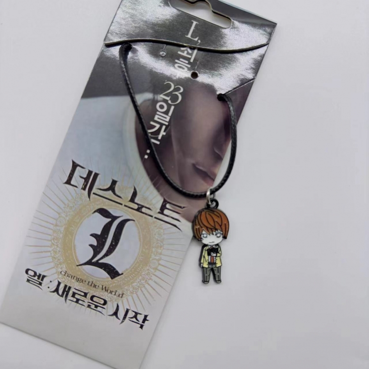 Death note Anime Surrounding Leather Rope Necklace Pendant price for 5 pcs