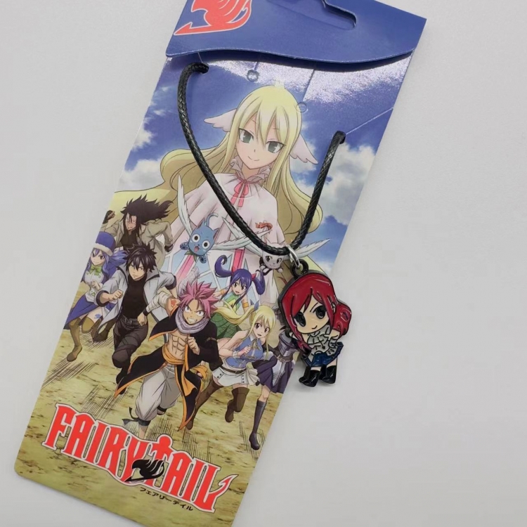 Fairy tail Anime Surrounding Leather Rope Necklace Pendant price for 5 pcs