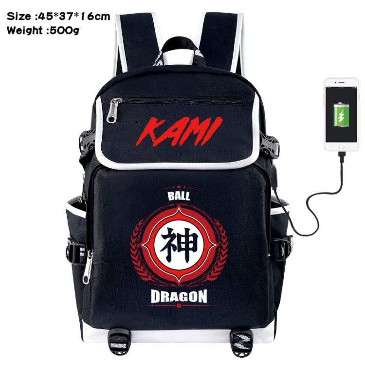 DRAGON BALL Anime Flip Data Cable USB Backpack School Bag 45X37X16CM