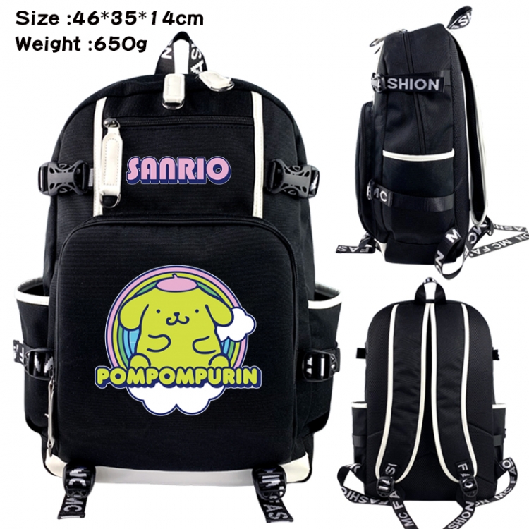 Sanrio Data USB backpack Cartoon printed student backpack 46X35X14CM 650G